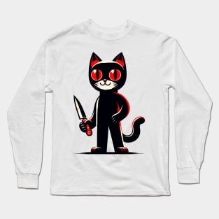 Killer cat Long Sleeve T-Shirt